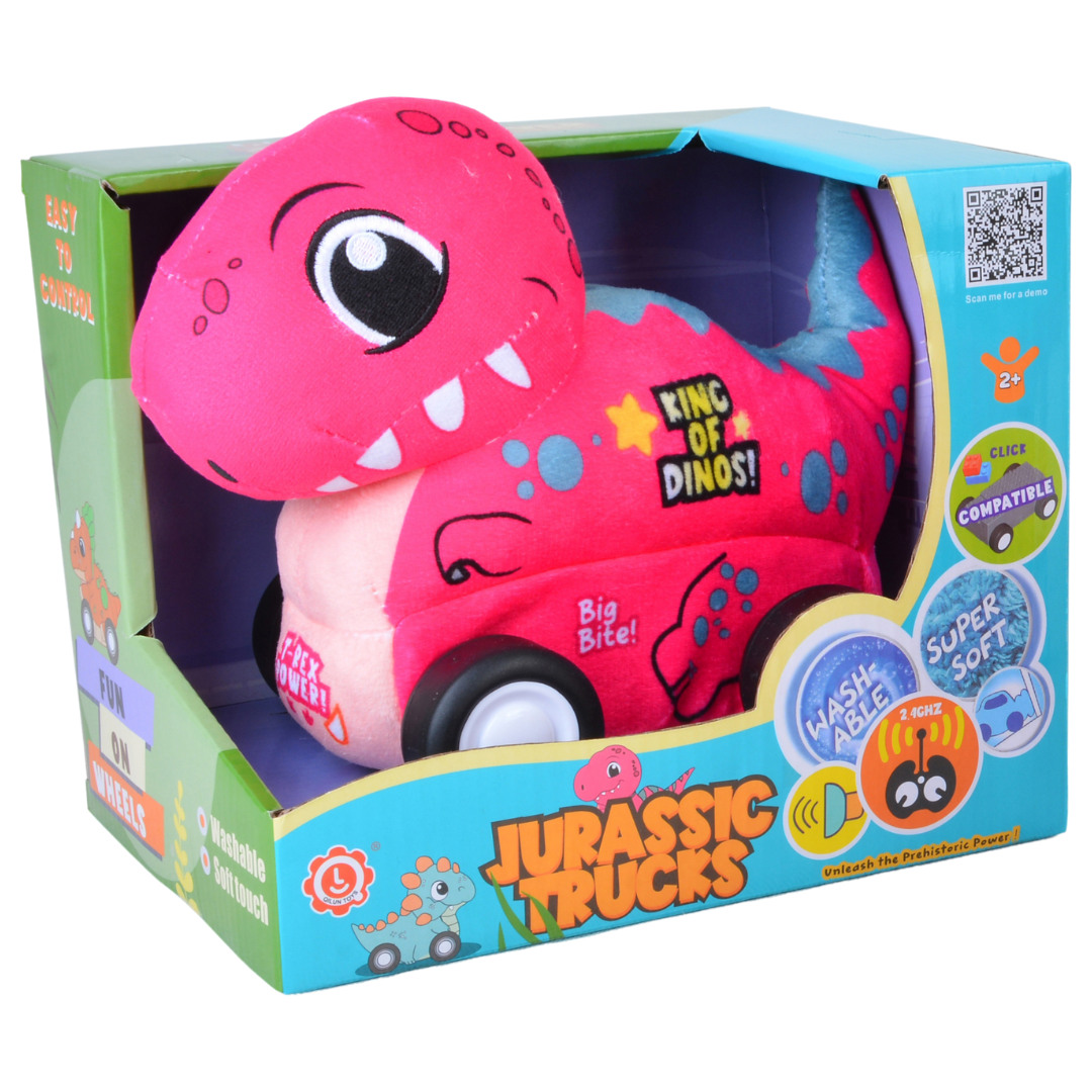 T-Rex Plush Car for Kids 2.4G R/C