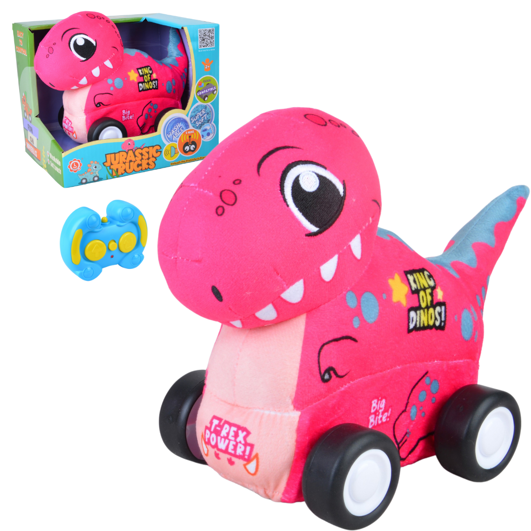 T-Rex Plush Car for Kids 2.4G R/C