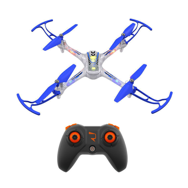 4-Channel Auto Hover RC Stunt Drone – Blue/Orange