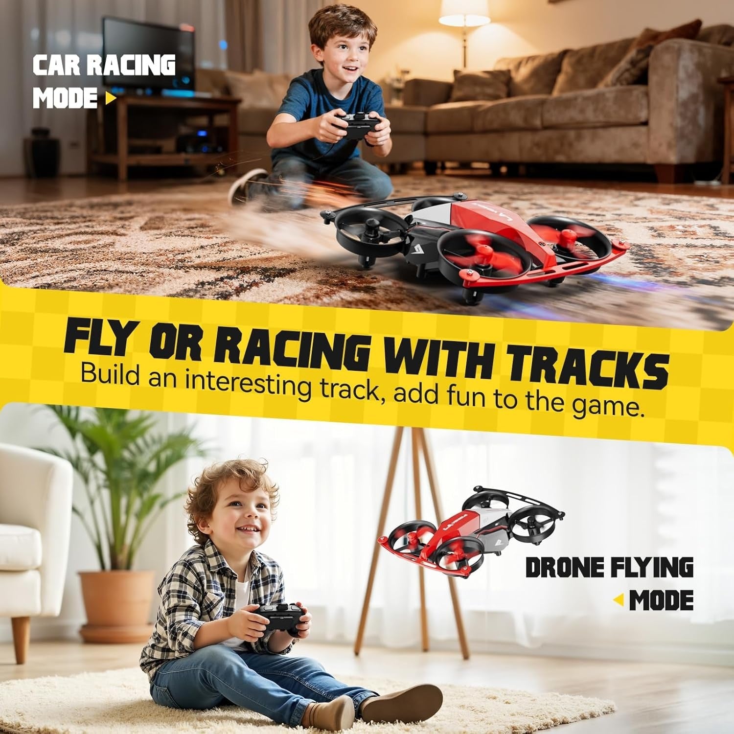 4CH Mid Quadcopter Bounce & Track Drone