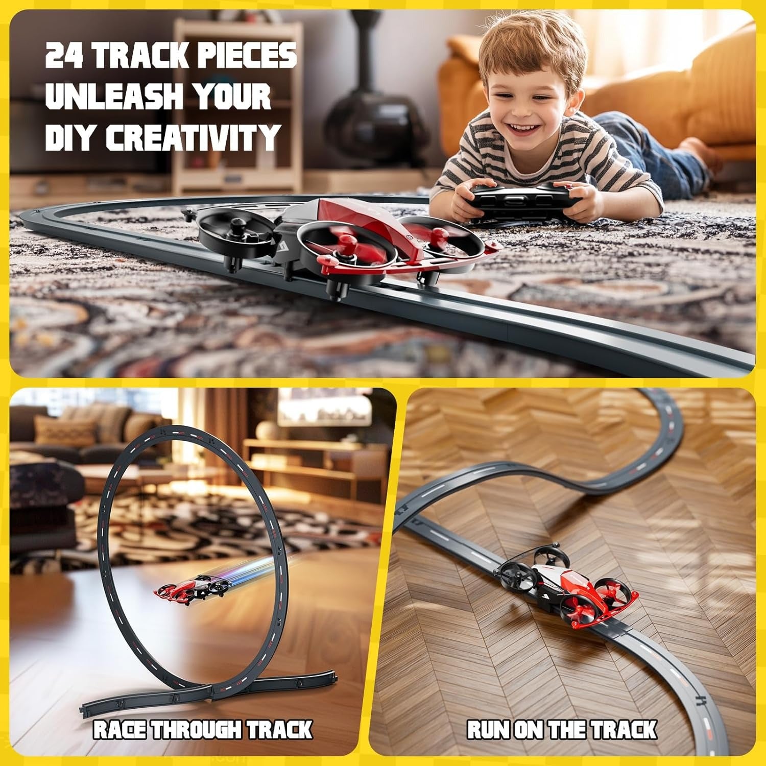 4CH Mid Quadcopter Bounce & Track Drone