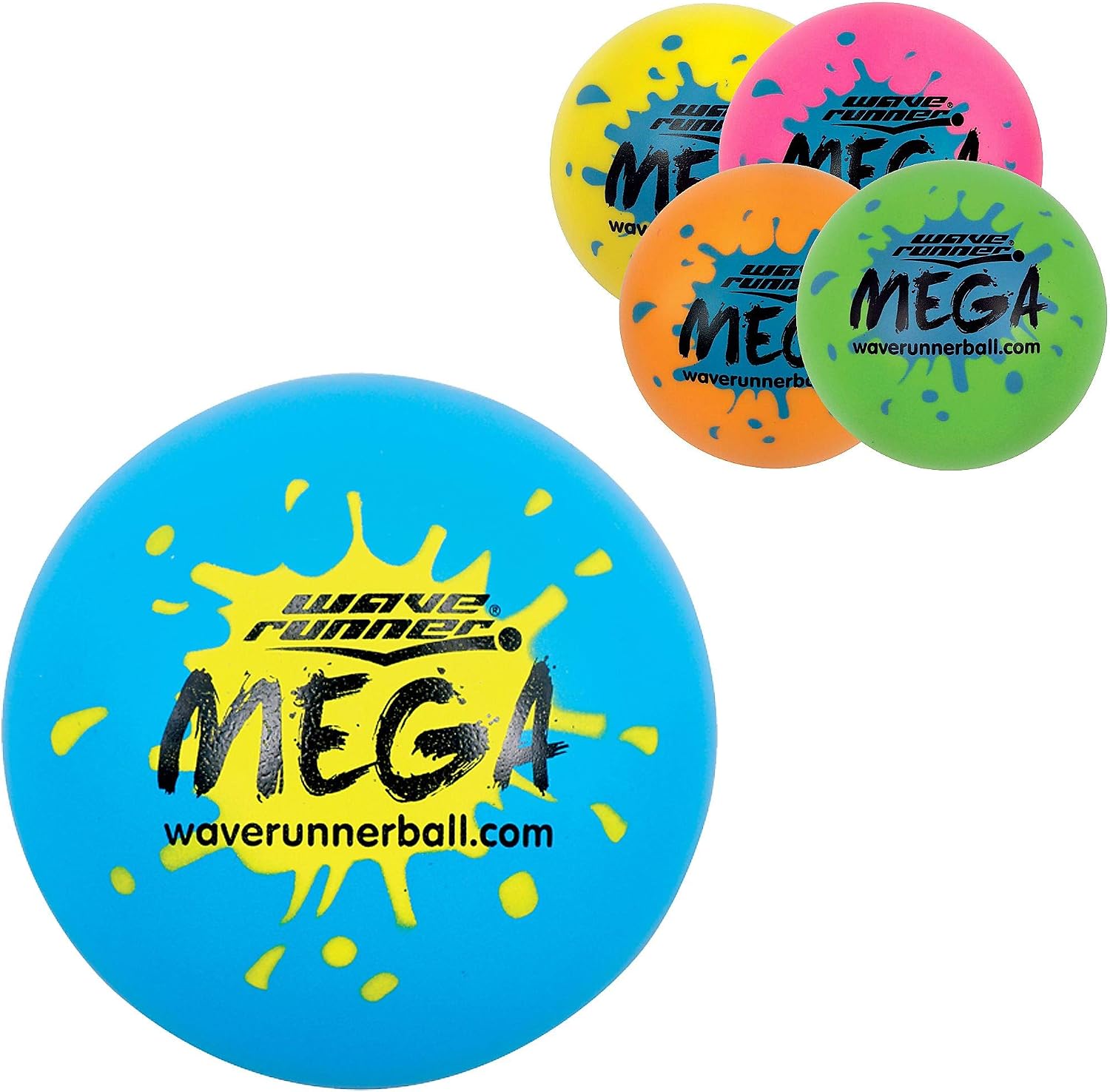 WaveRunner Mega Ball Sports Edition 9cm – Assorted Colors & Styles