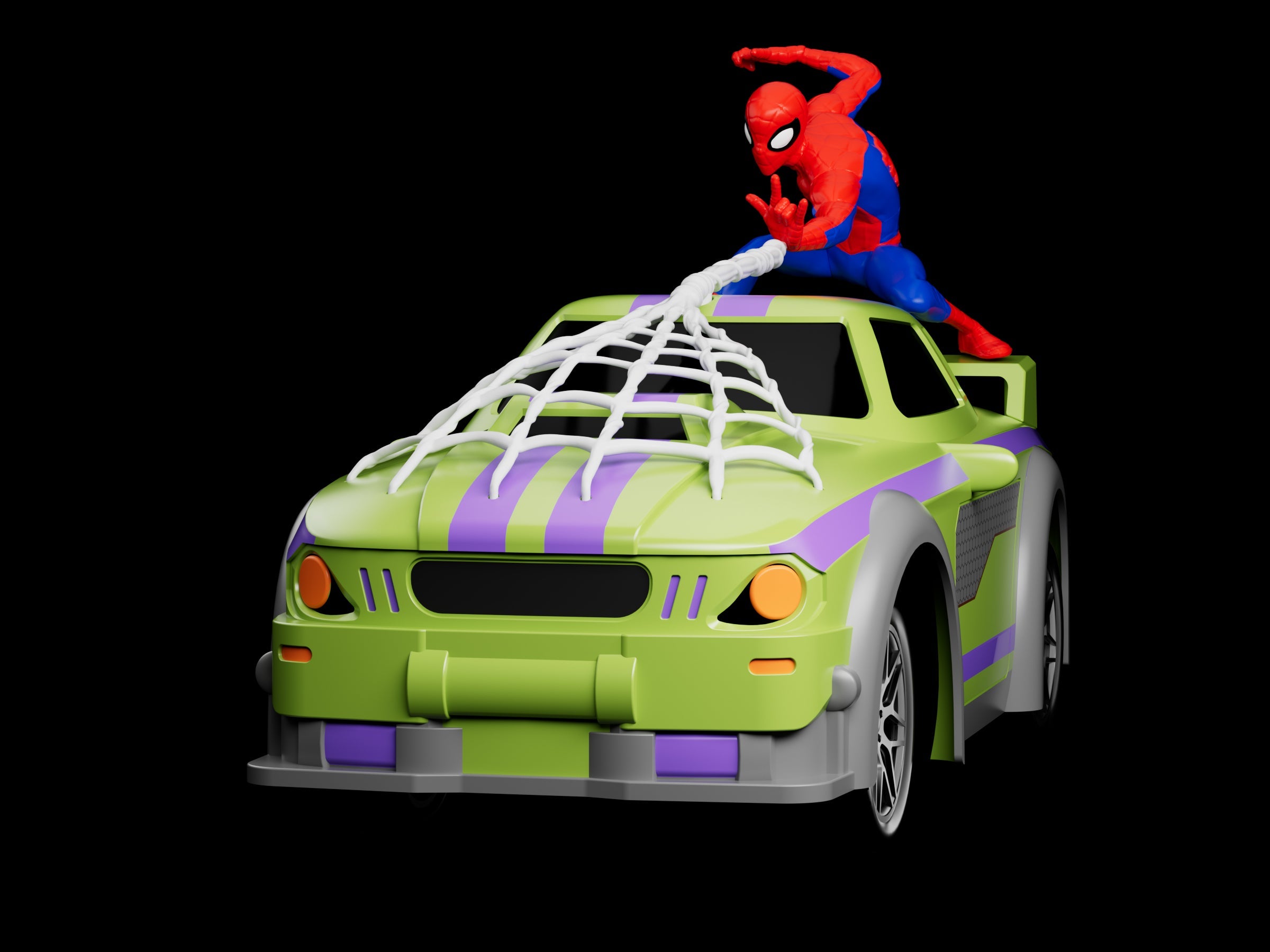 Spider-Man Swing & Sway Stormer R/C Car