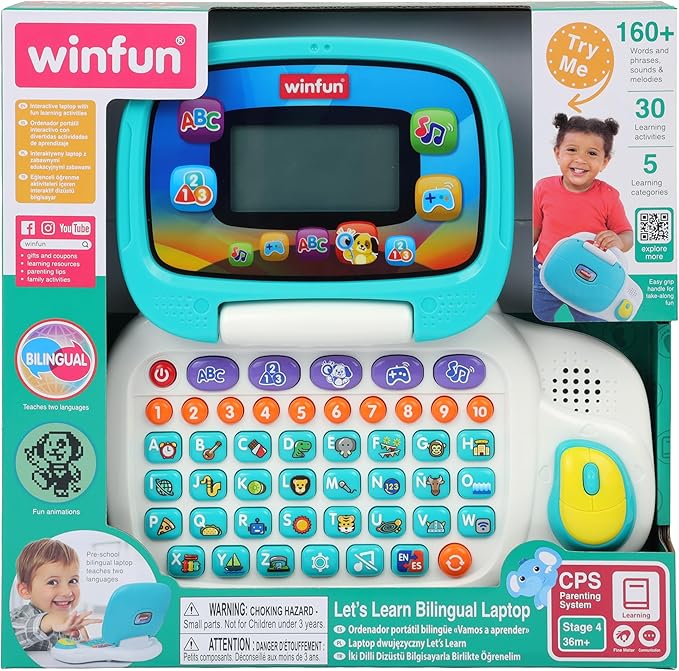 Winfun Let's Learn Bilingual Laptop