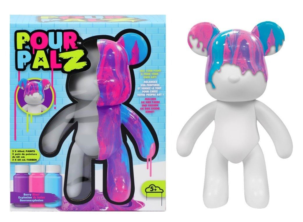 Pour Palz DIY Paint Bear W1 Berry Blast - 40ml