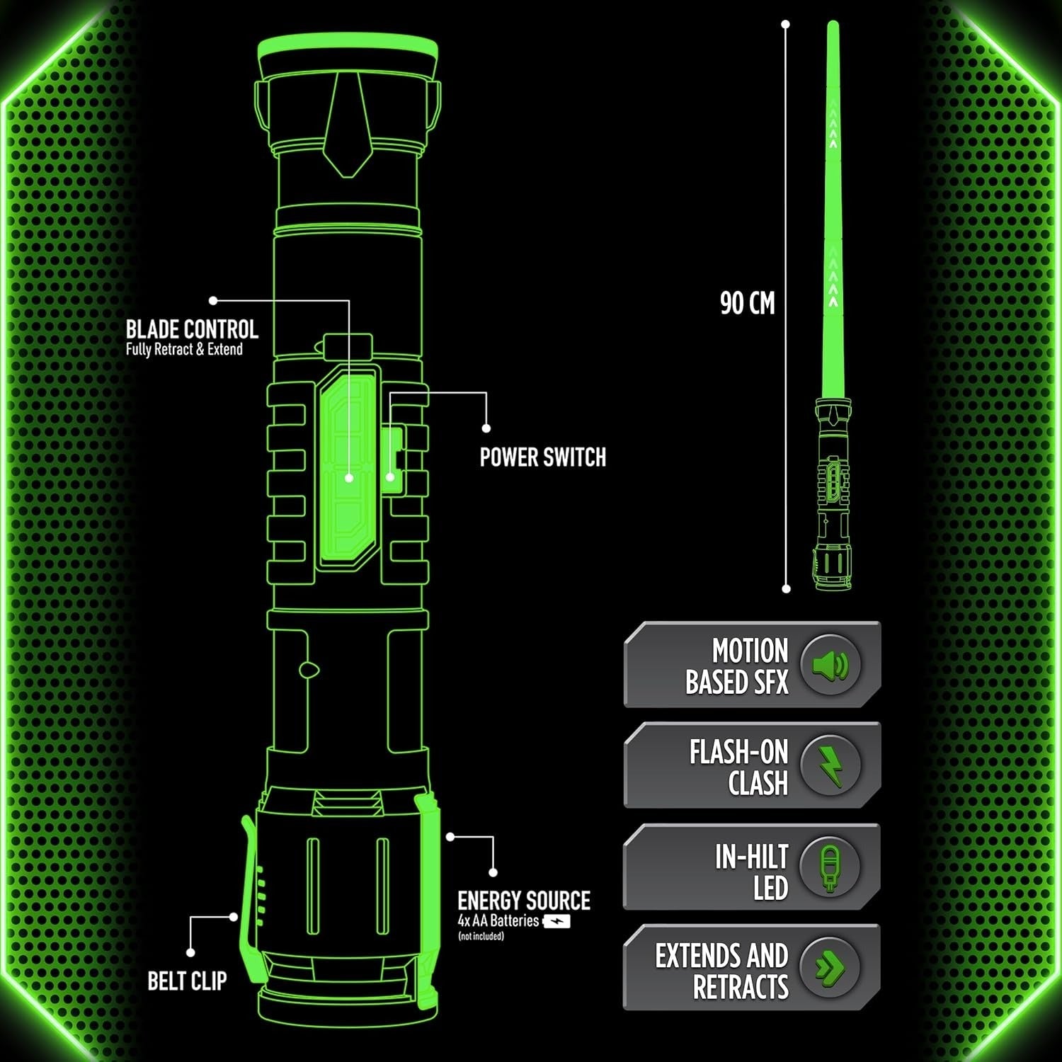 Power Saber Energy Blade Green (12L)