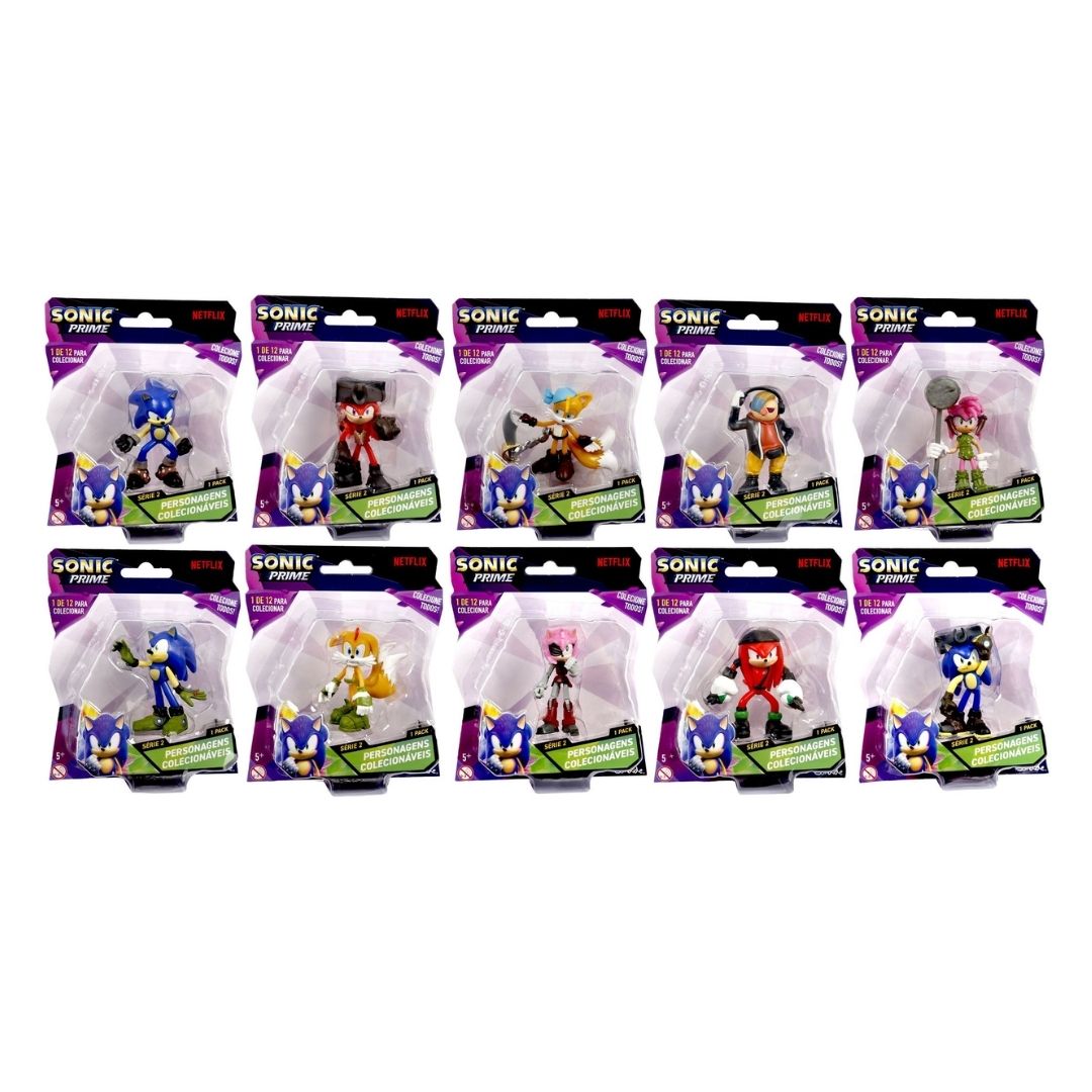 Sonic Figure Blister 2.5" 10Asst