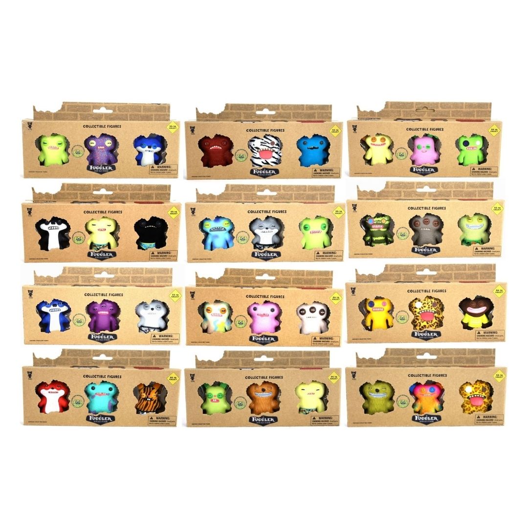 Fuggler Figure Collectibles 3Pack Asst