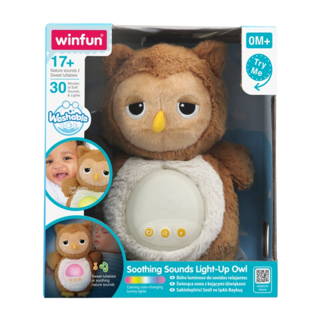 Soothing Sounds Light-Up Owl