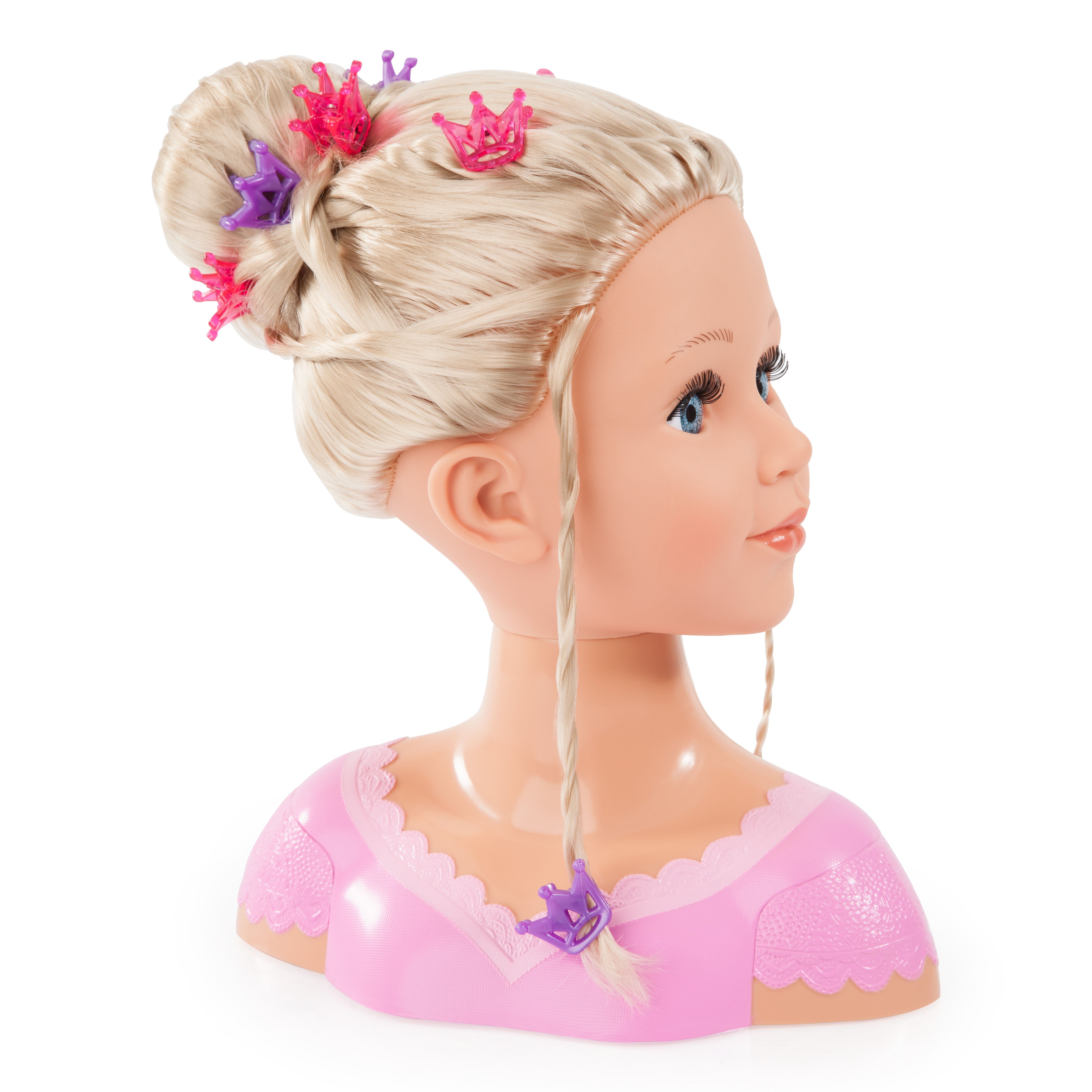 Bayer Charlene Super Model Styling Head w/Hair Bunches.