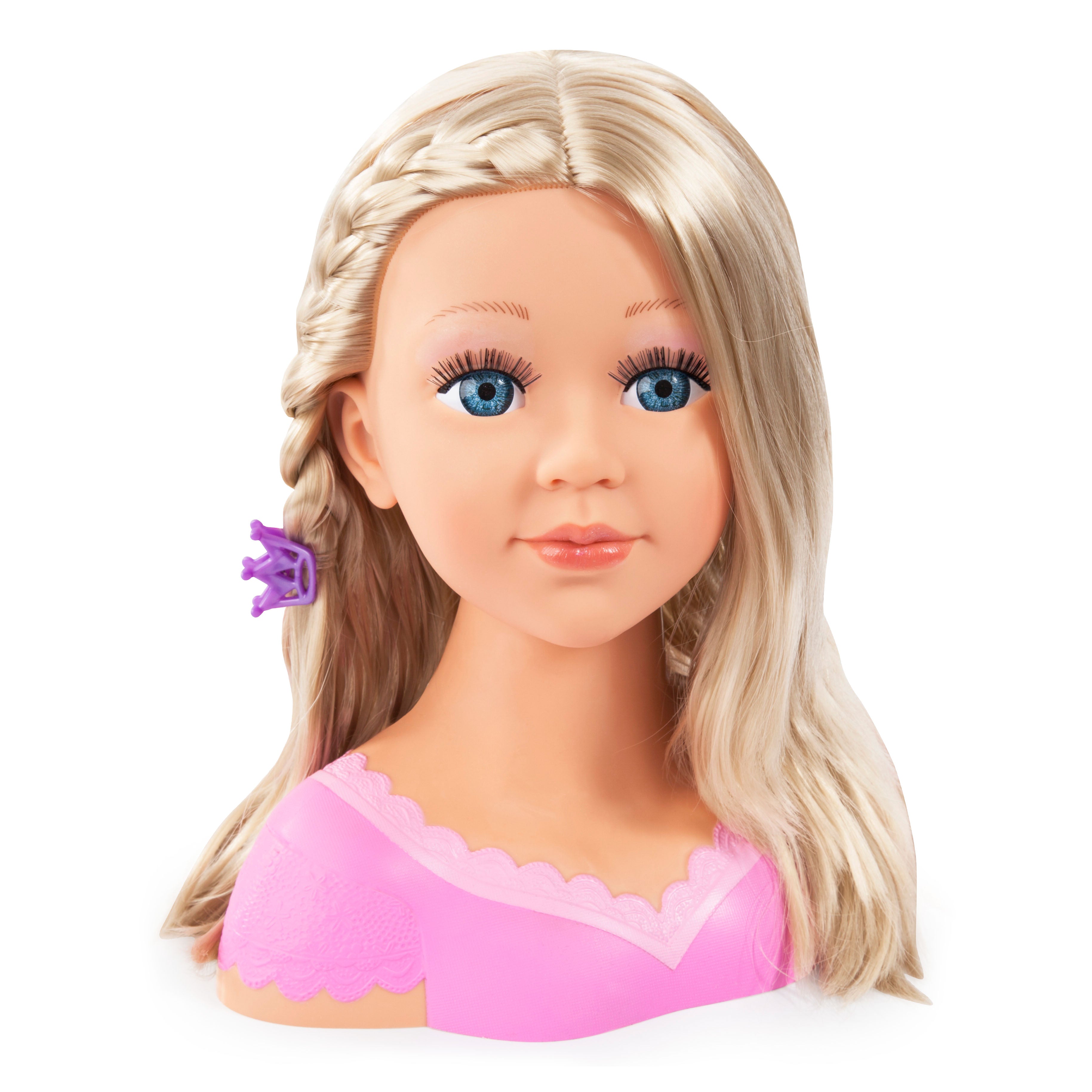 Bayer Charlene Super Model Styling Head w/Hair Bunches.
