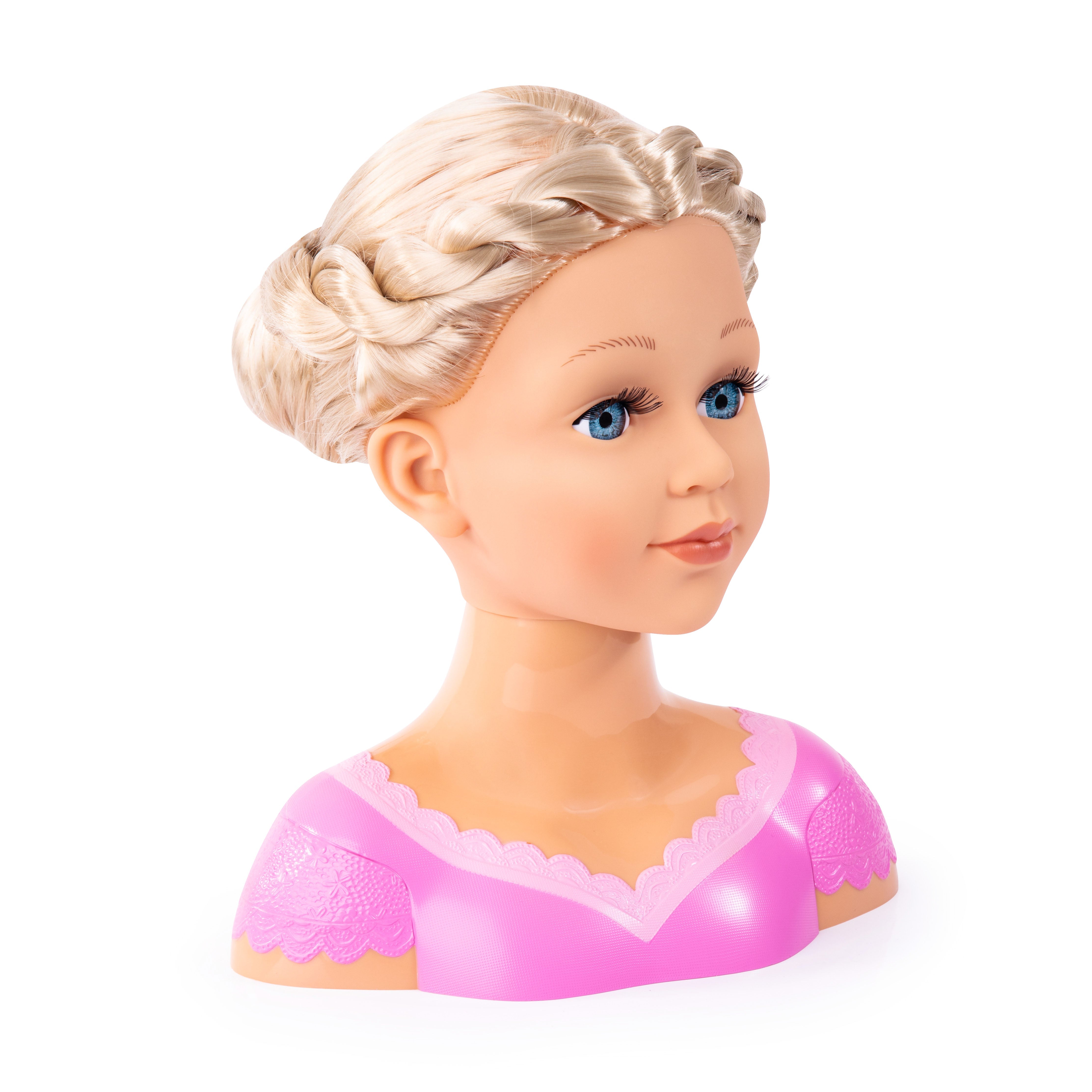 Bayer Charlene Super Model Styling Head w/Hair Bunches.