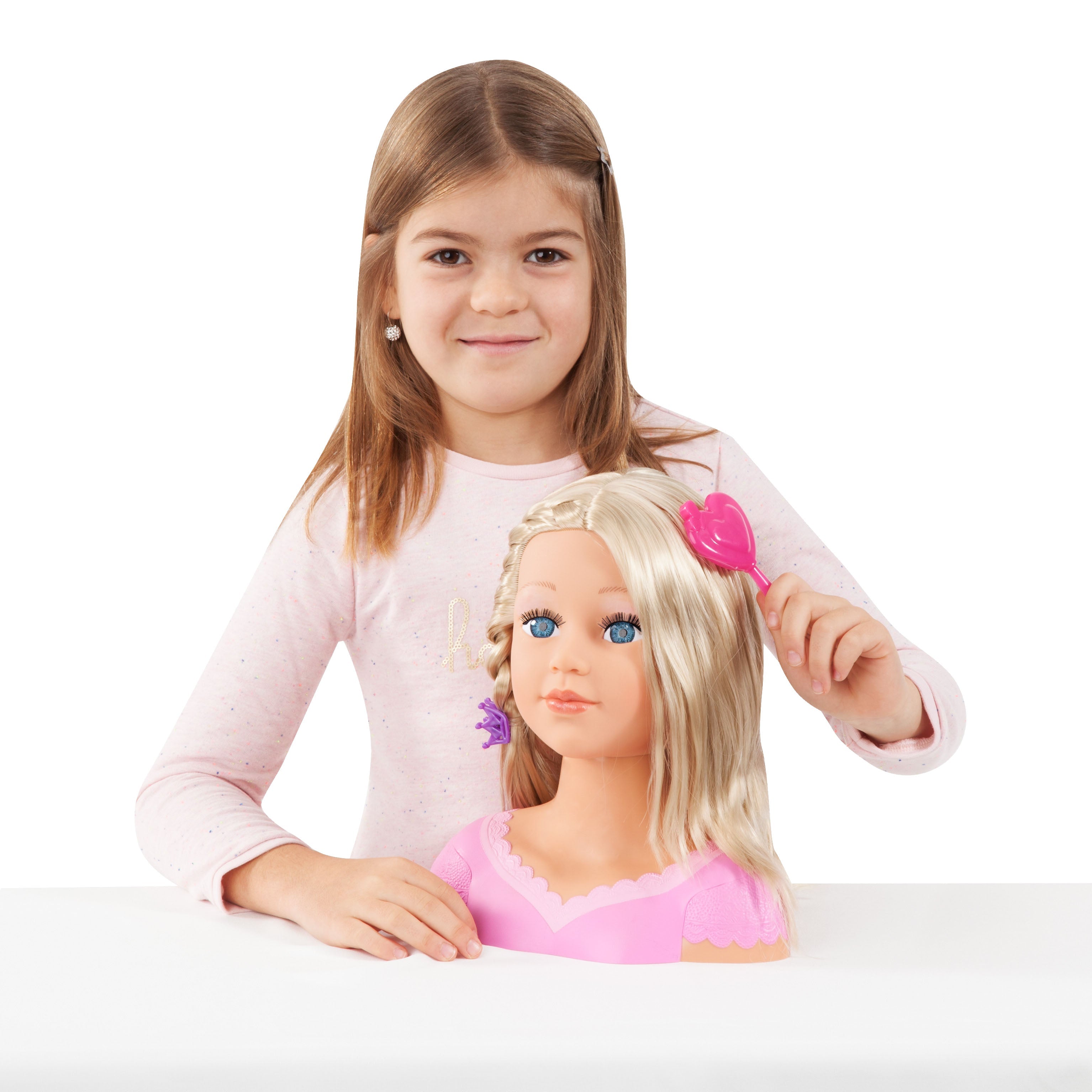 Bayer Charlene Super Model Styling Head w/Hair Bunches.