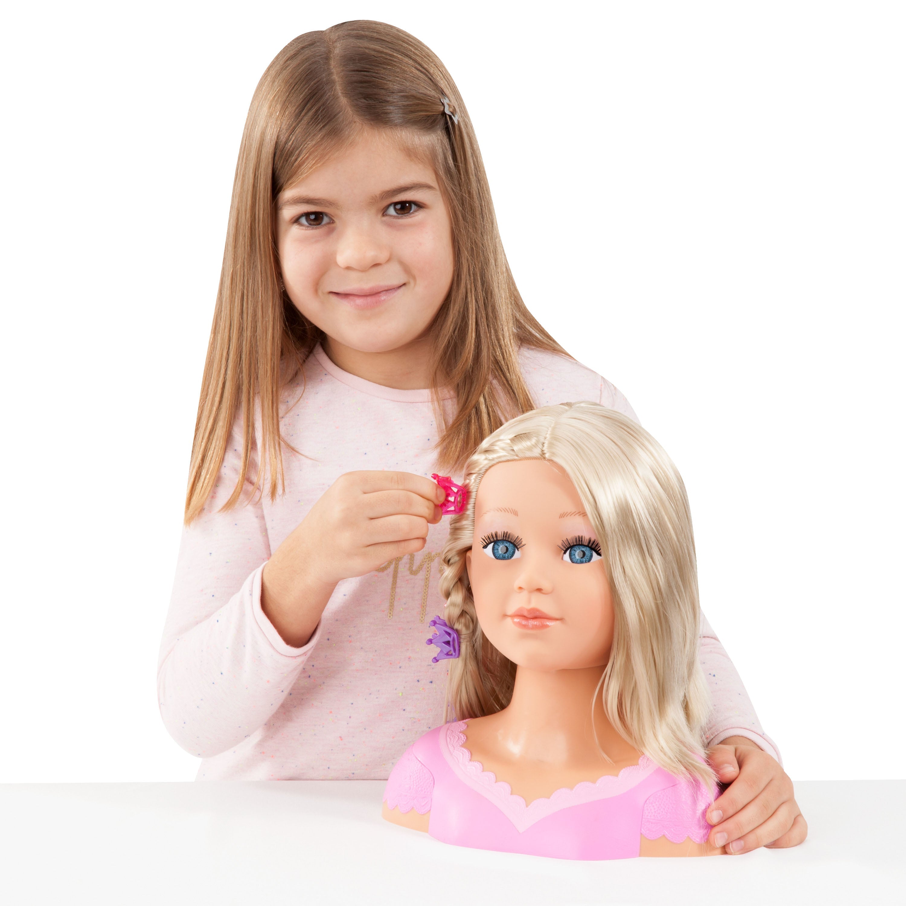 Bayer Charlene Super Model Styling Head w/Hair Bunches.