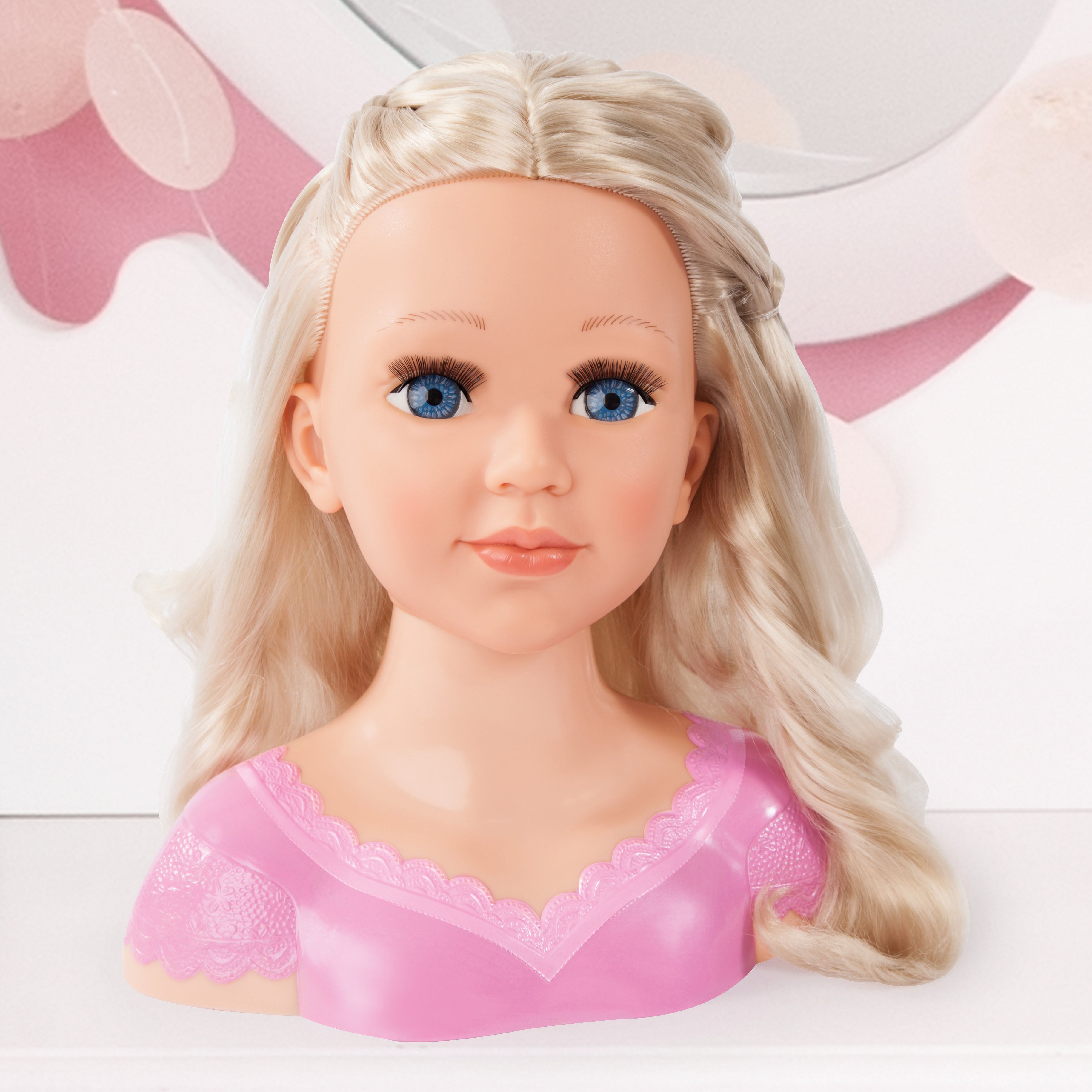 Bayer Charlene Super Model Styling Head w/Hair Bunches.