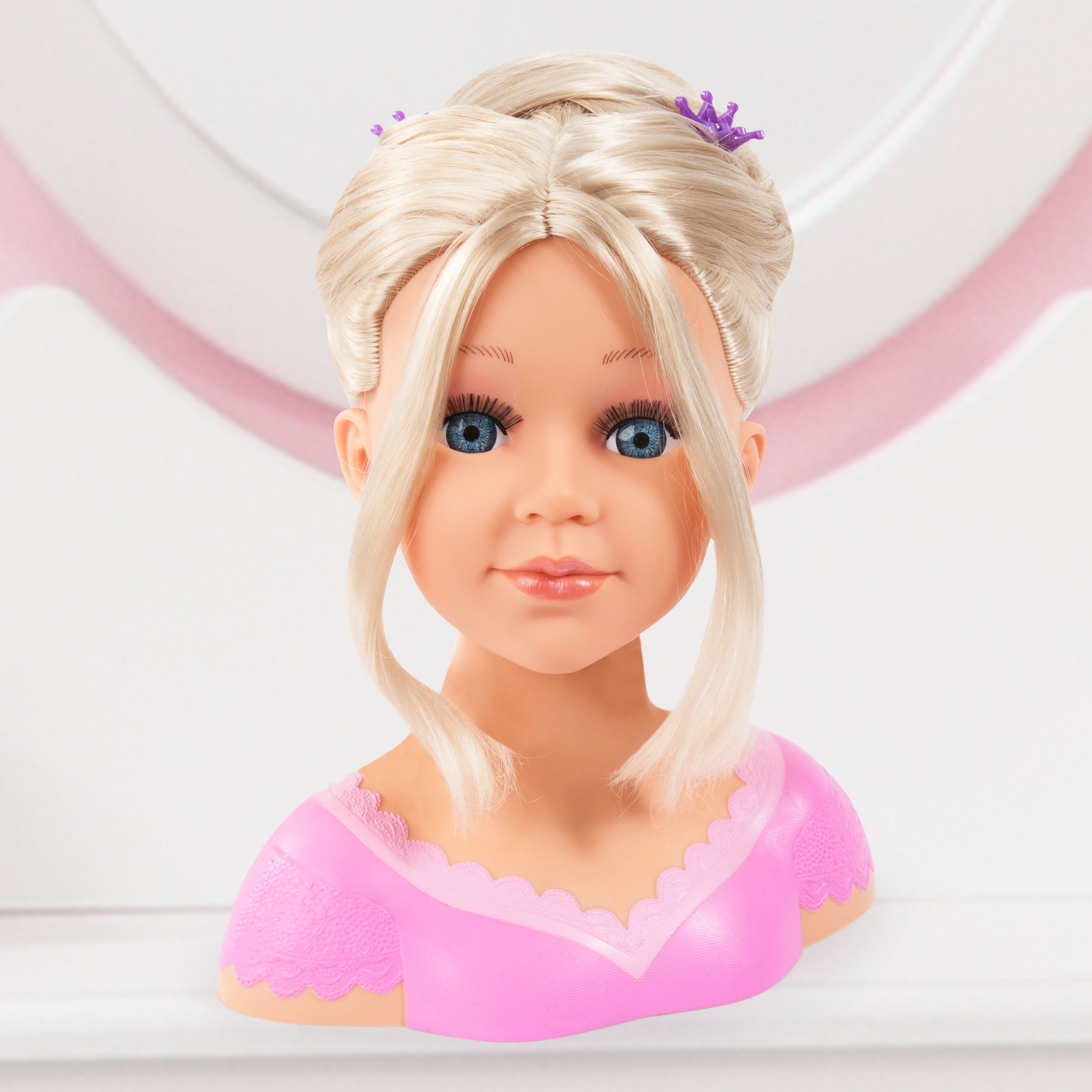 Bayer Charlene Super Model Styling Head w/Hair Bunches.