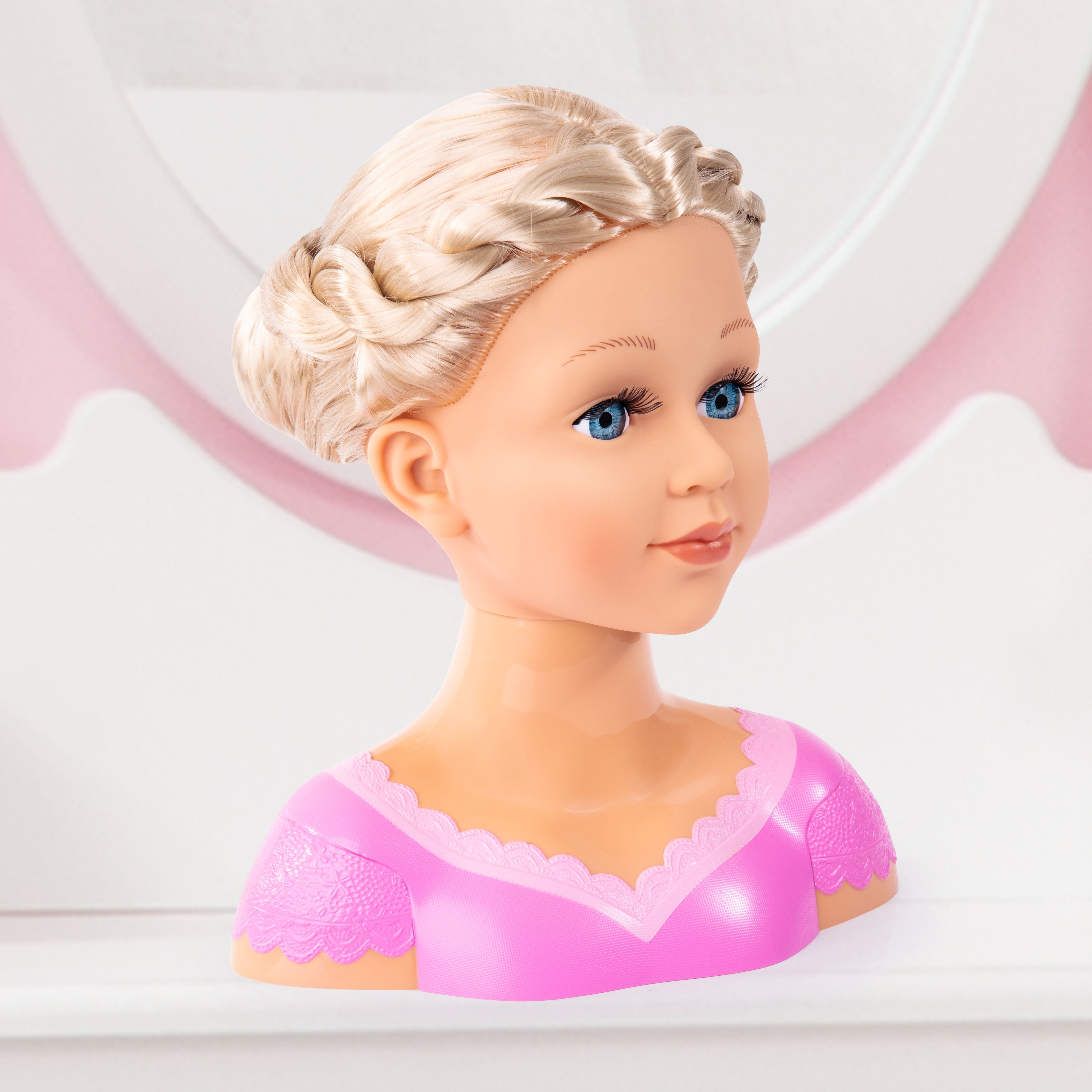 Bayer Charlene Super Model Styling Head w/Hair Bunches.