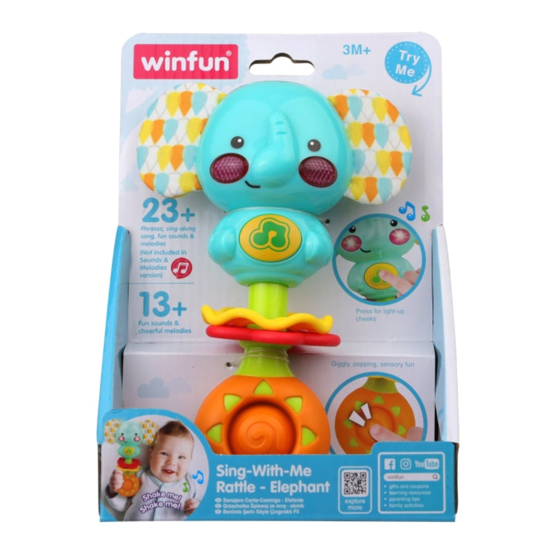 Sing-With-Me Rattle - Elephant