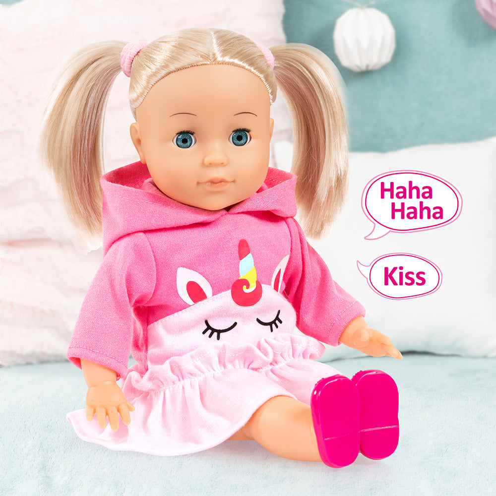 Bayer Charlene Little Love W/Kiss & Laugh Sounds 33Cm