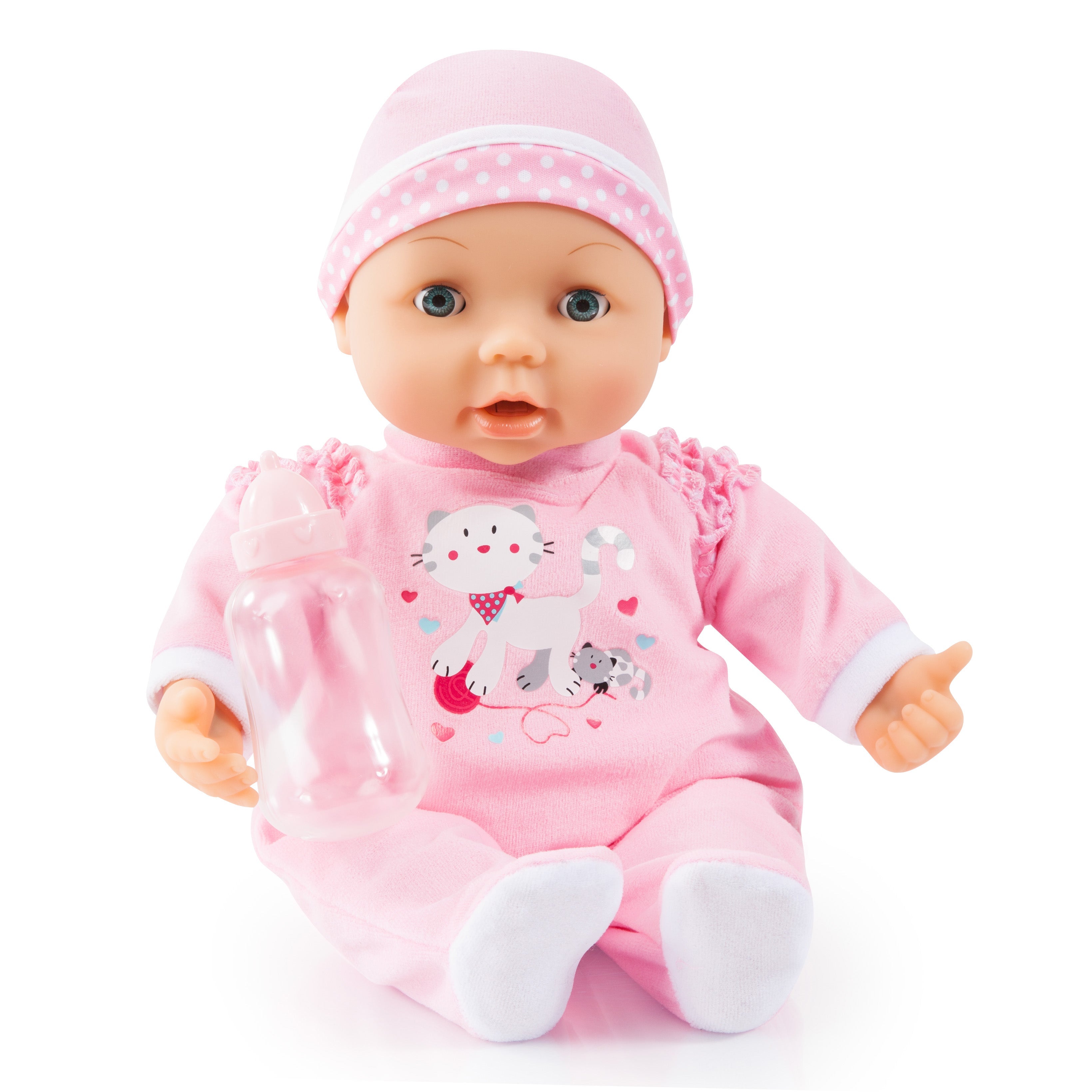 Bayer Magic Teeth Baby 38cm Soft Body Doll with Functions and Accessories for Kids ages 3+