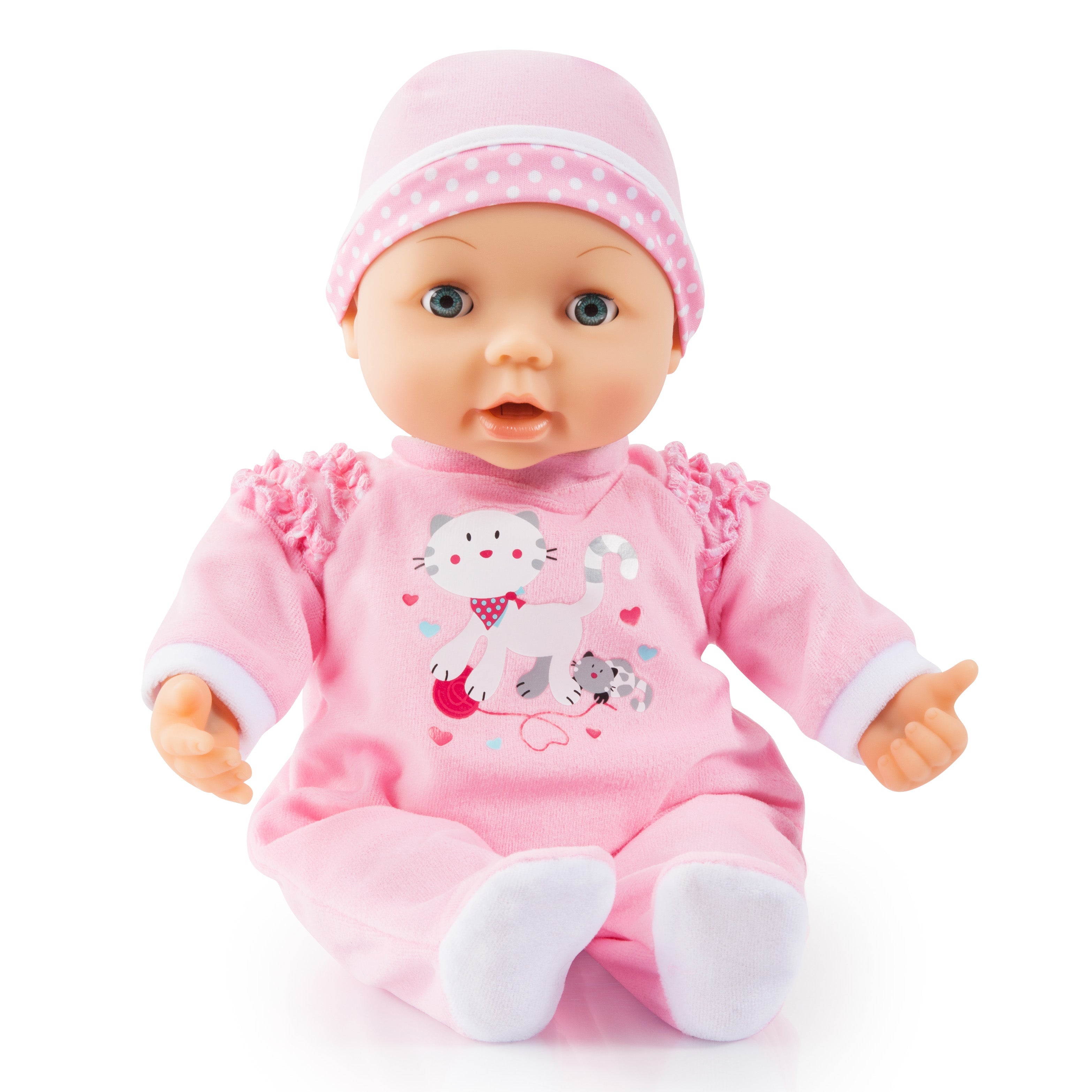 Bayer Magic Teeth Baby 38cm Soft Body Doll with Functions and Accessories for Kids ages 3+