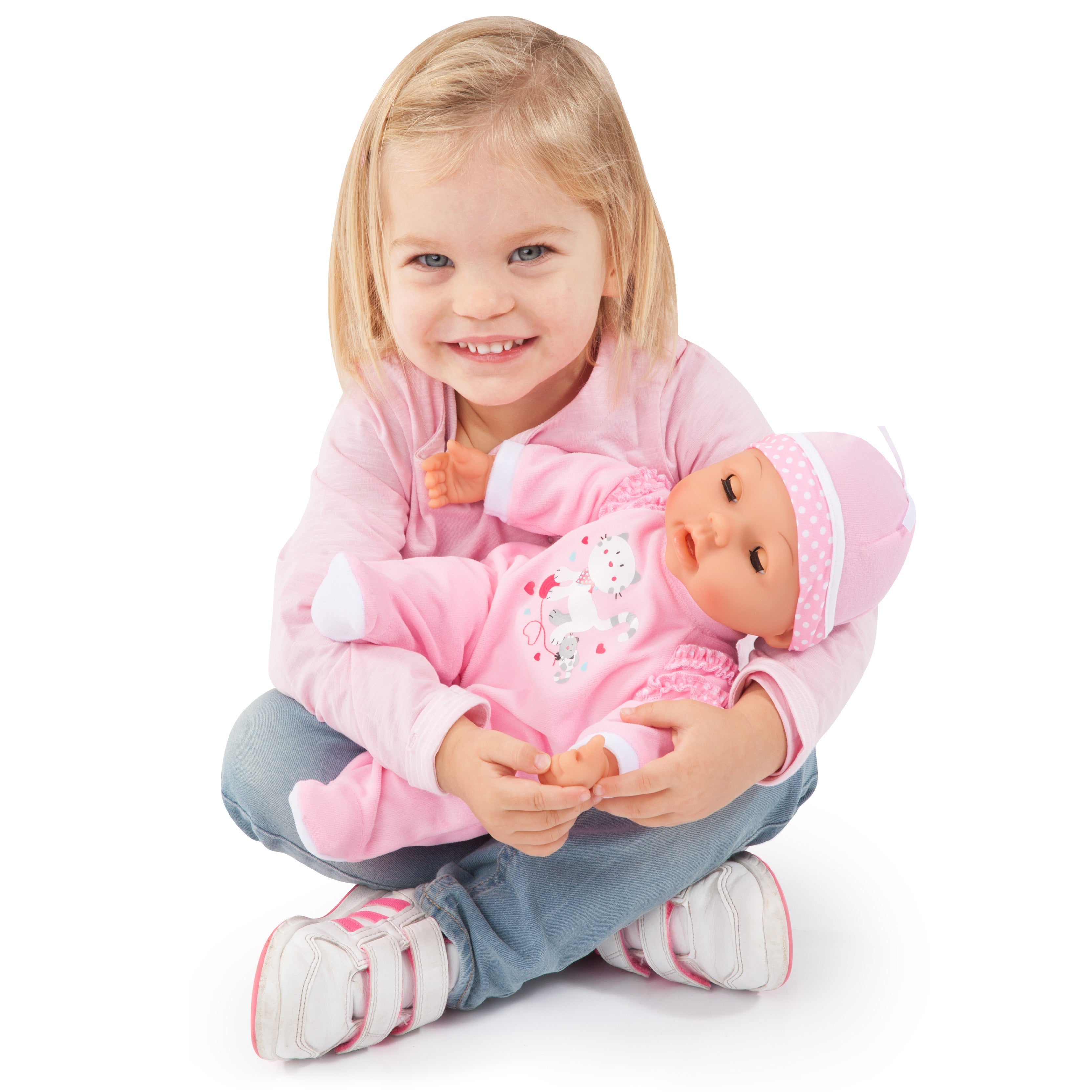 Bayer Magic Teeth Baby 38cm Soft Body Doll with Functions and Accessories for Kids ages 3+