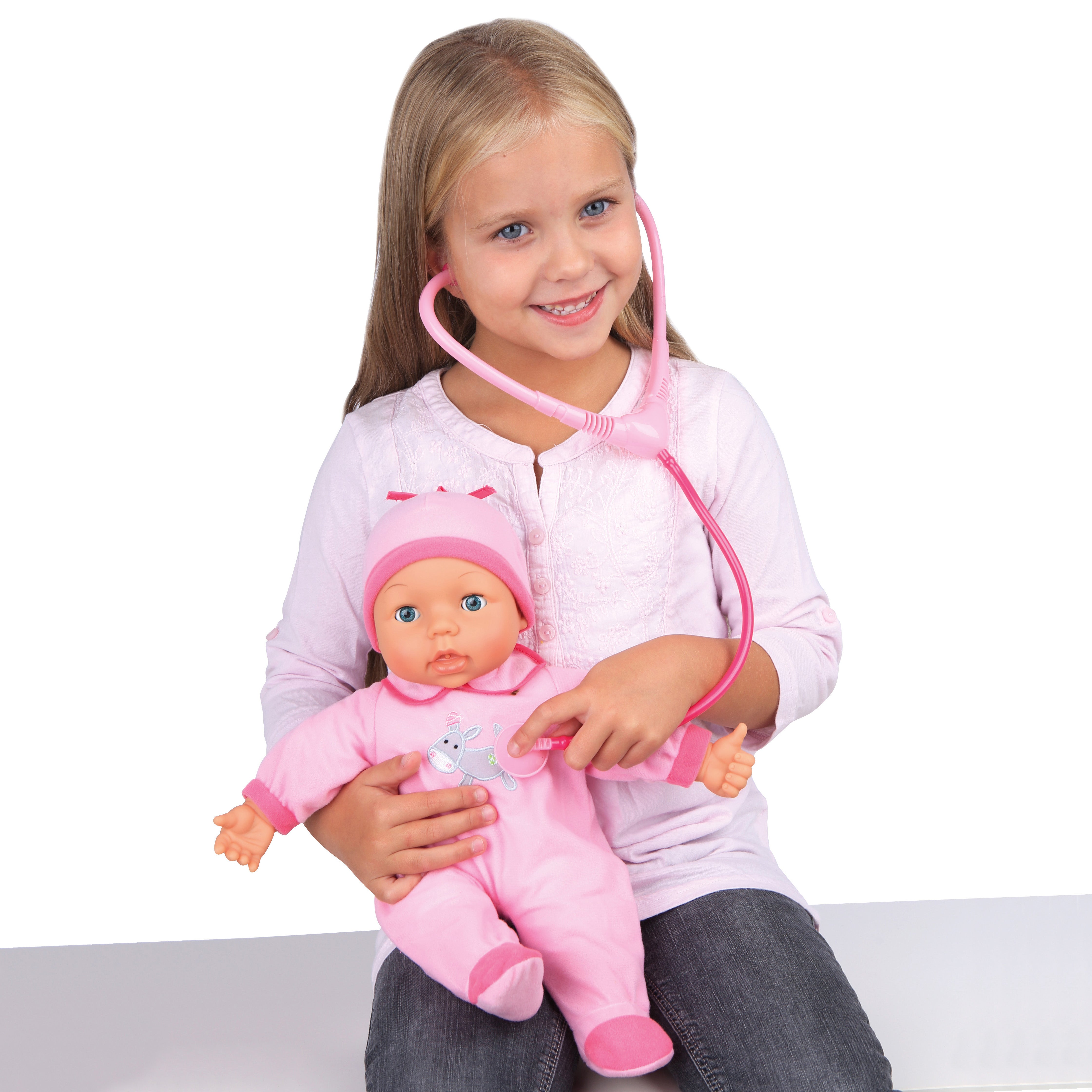 Bayer Doctor Set Doll 38cm