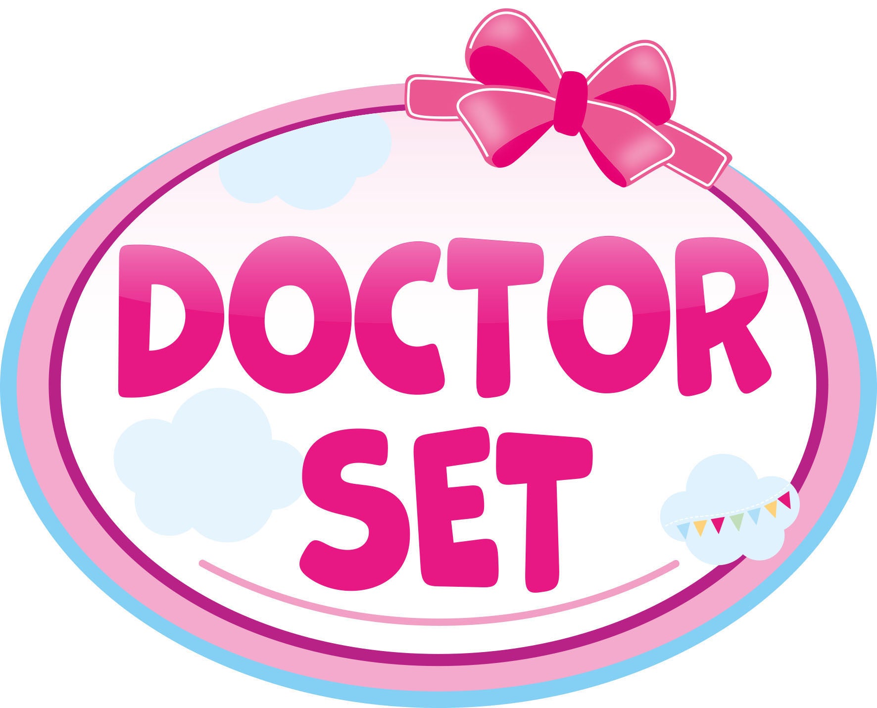 Bayer Doctor Set Doll 38cm