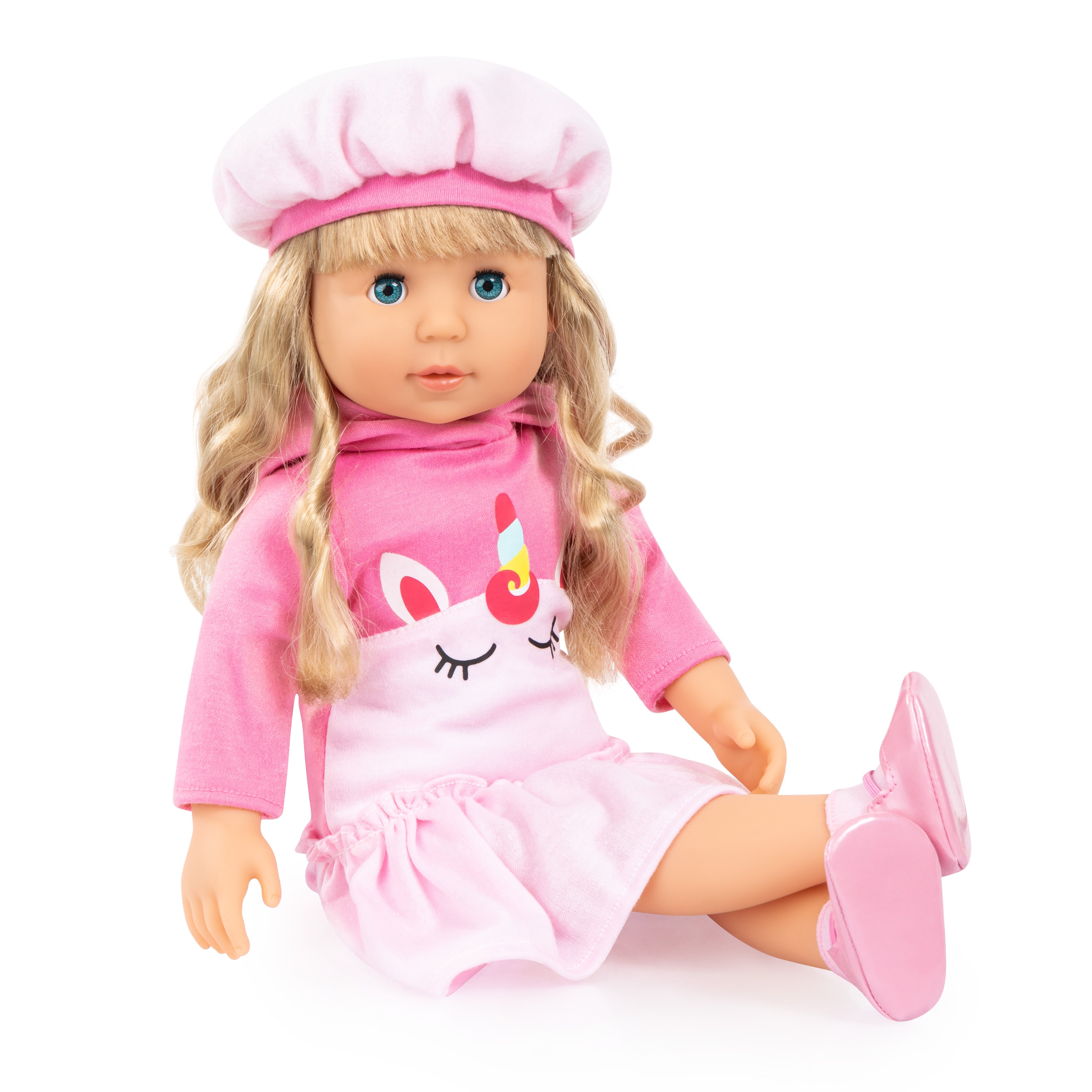 Bayer Charlene Doll Unicrn w/laugh & Kiss Sounds