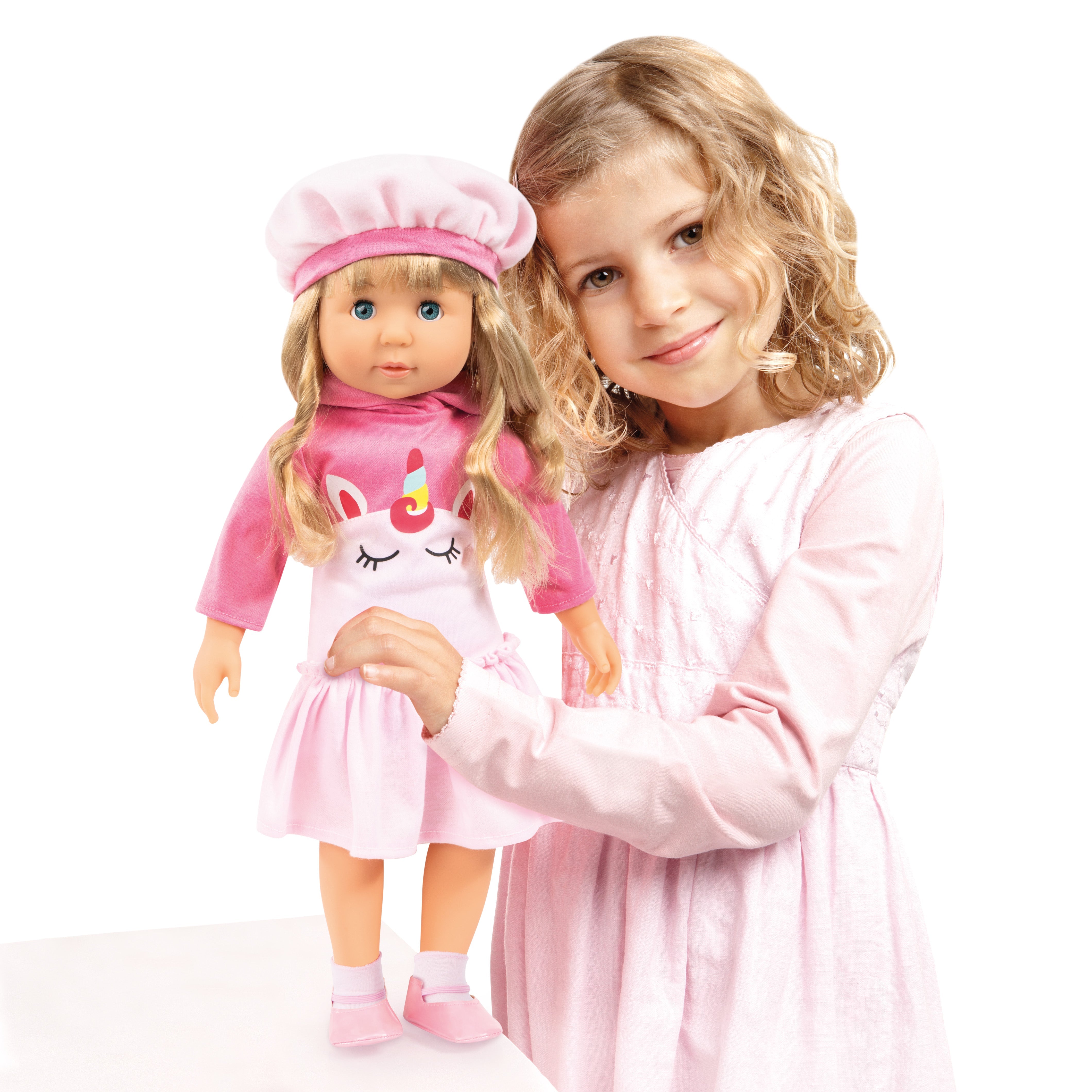 Bayer Charlene Doll Unicrn w/laugh & Kiss Sounds