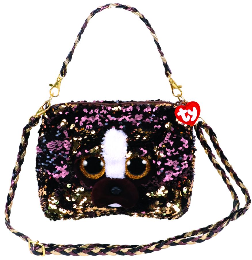 TY Fashion Sequin Dog Brutus Purse