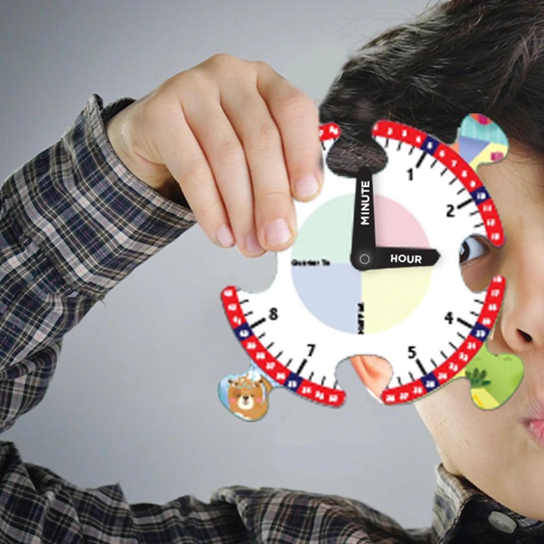 C&C Busy Bear's Day-Tell the Time Puzzle