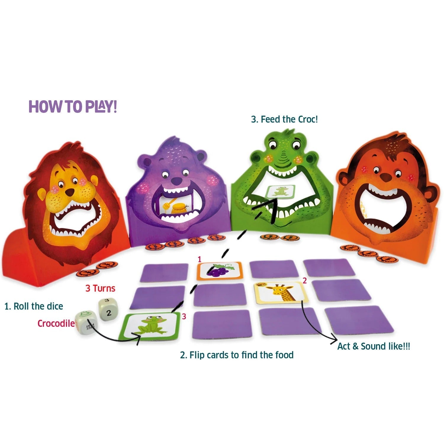 C&C Hungry Four Animals