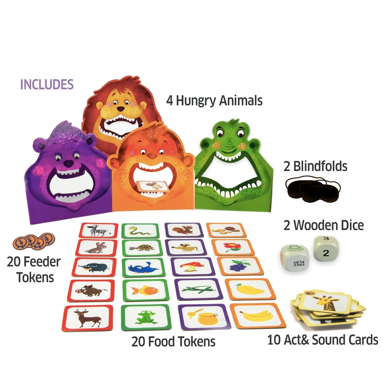 C&C Hungry Four Animals