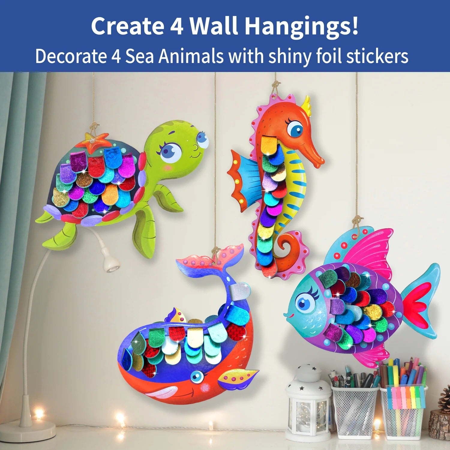 C&C Foil Decorations-Sea Animals