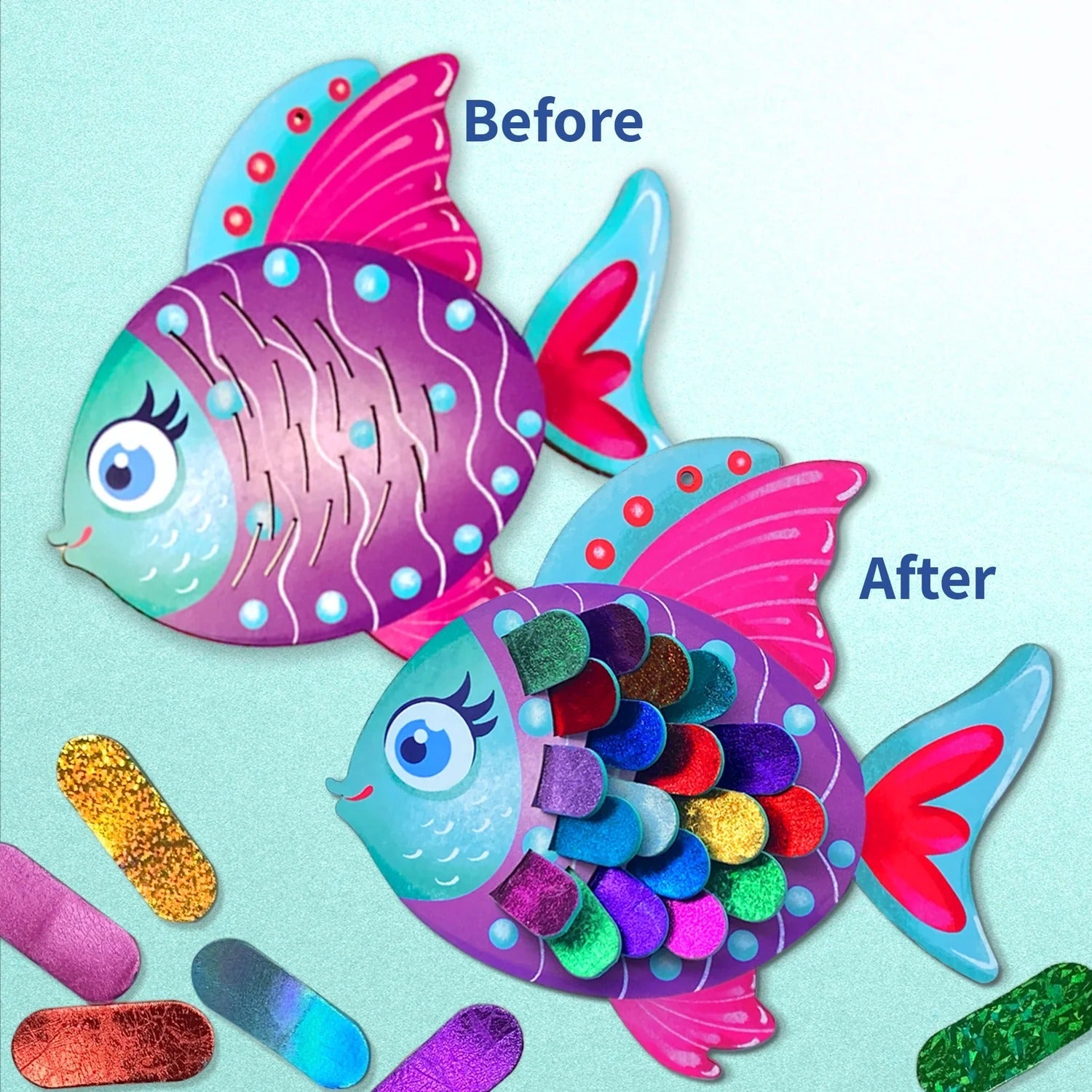 C&C Foil Decorations-Sea Animals