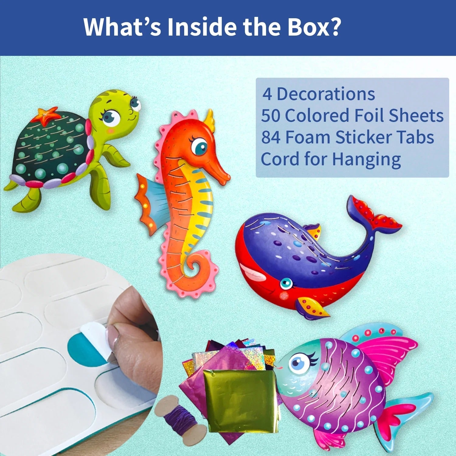 C&C Foil Decorations-Sea Animals