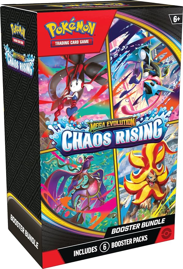Pokemon TCG Mega Evolution Chaos Rising Booster Bundle Card Game