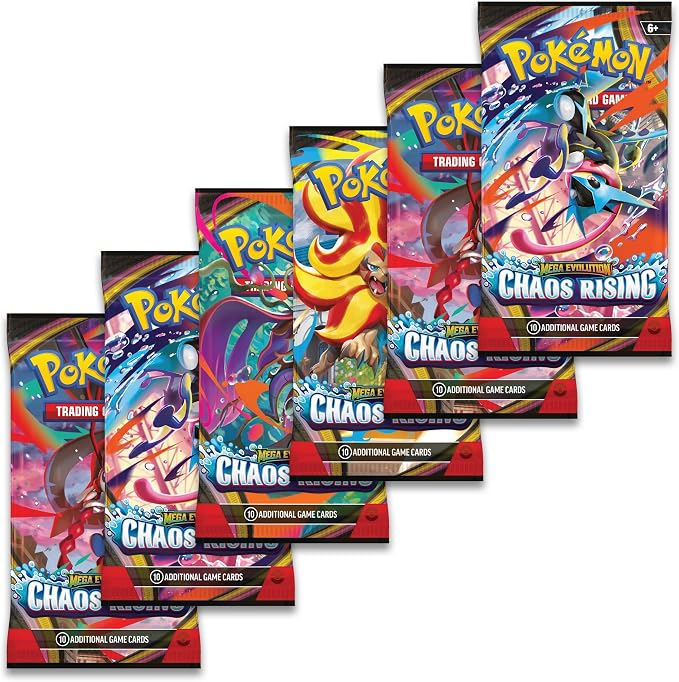 Pokemon TCG Mega Evolution Chaos Rising Booster Bundle Card Game
