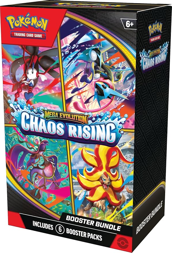 Pokemon TCG Mega Evolution Chaos Rising Booster Bundle Card Game