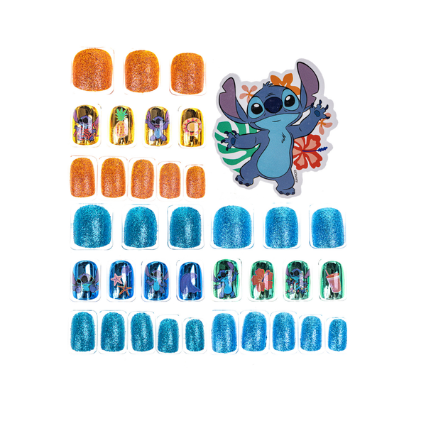 Stitch 36pk Press On Nails with File