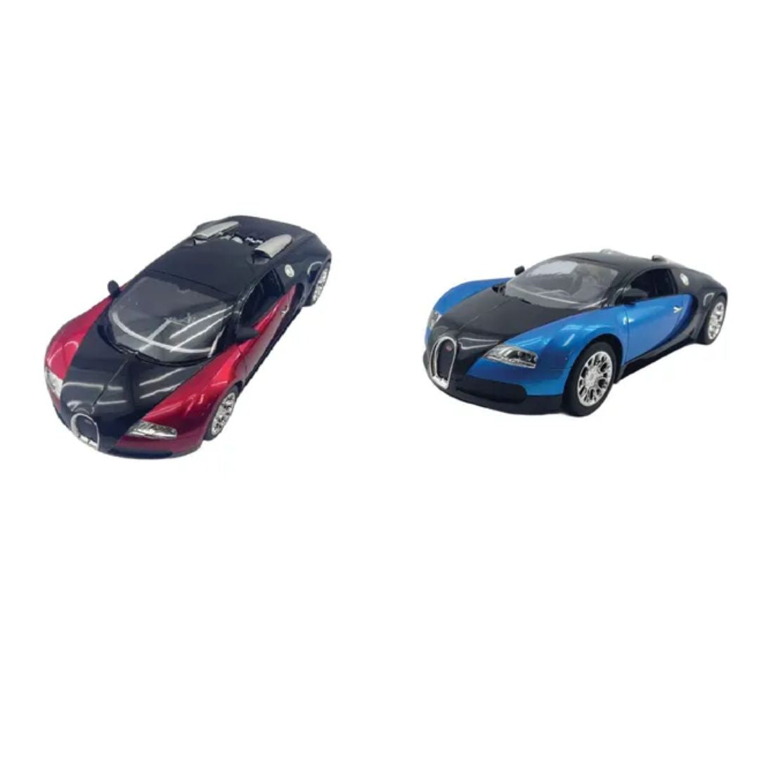 SAM Toys 1:10 Bugatti R/C Car - Blue & Red