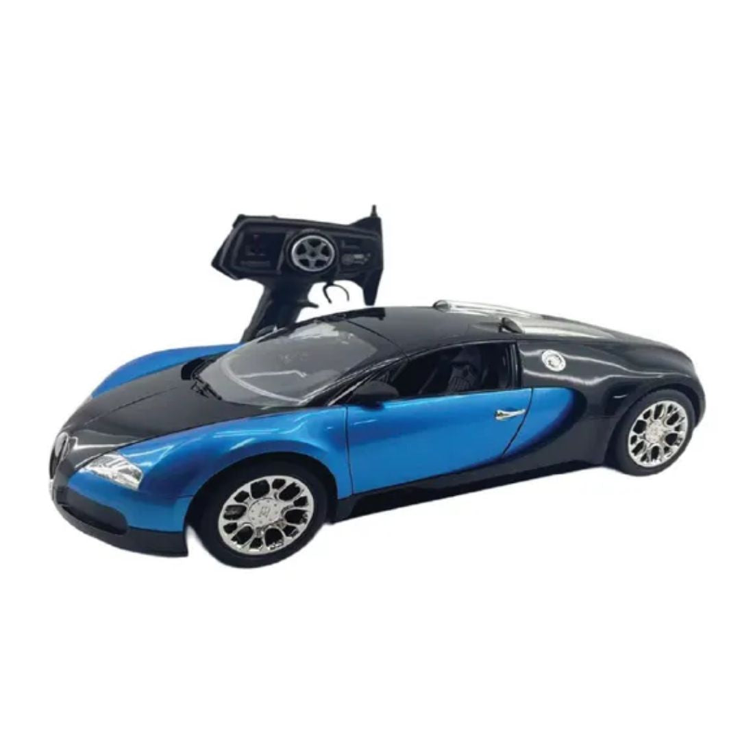 SAM Toys 1:10 Bugatti R/C Car - Blue & Red
