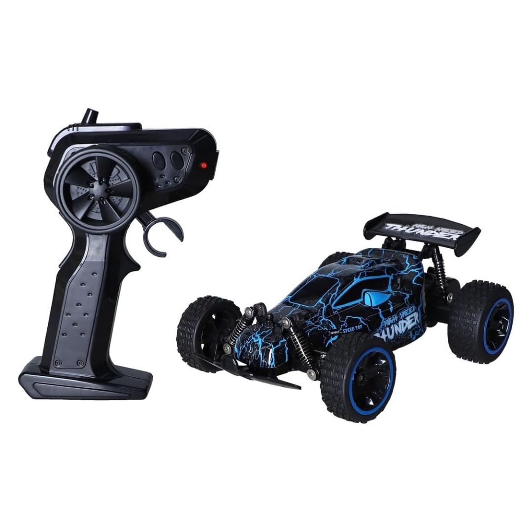 SAM Toys Luminous 1:18 Racing Car with 3 Light Modes 2.4GHz - Blue
