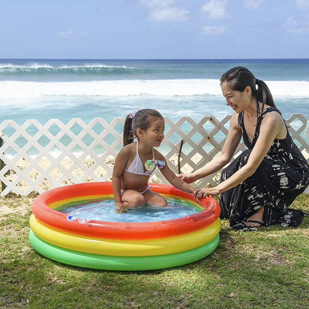 Sun Club Colorful 3-Ring Pool
