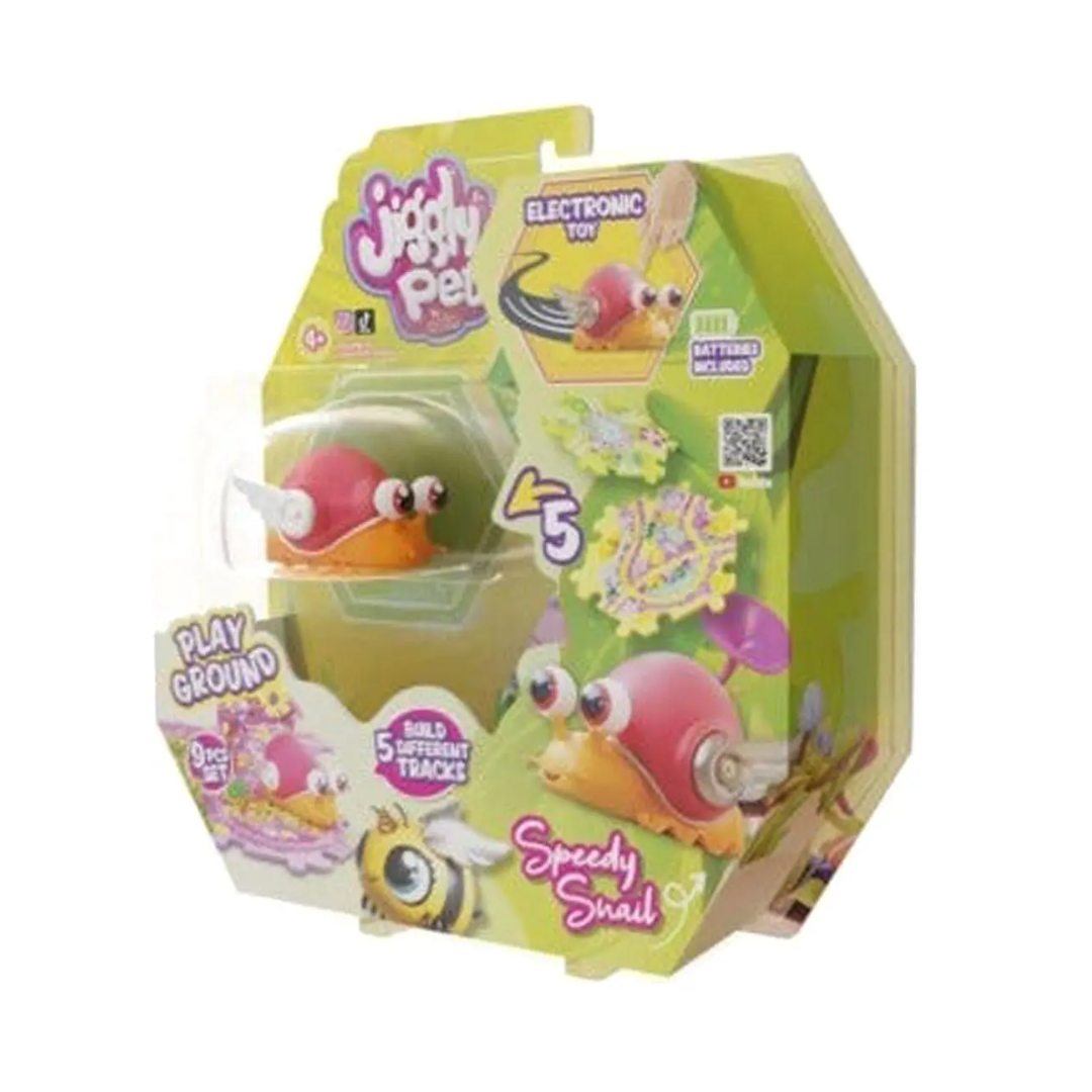 Eolo Jiggly Pets Bugs - Orange Snail