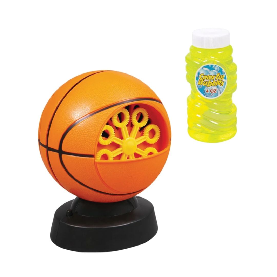 B/O Basketball Bubble Machine With Light & Music