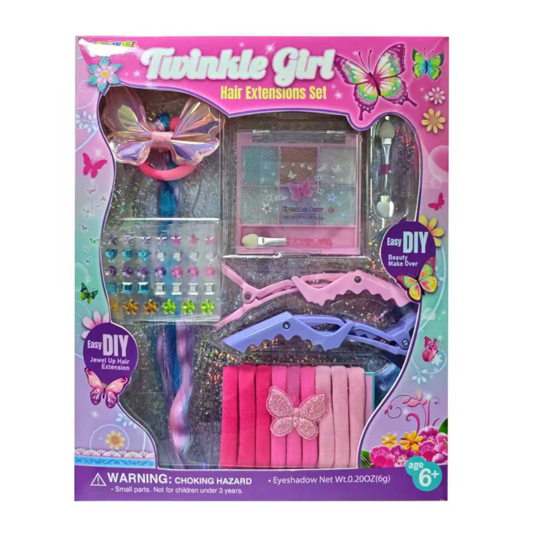 Twinkle Girl Hair Extension Set for Kids