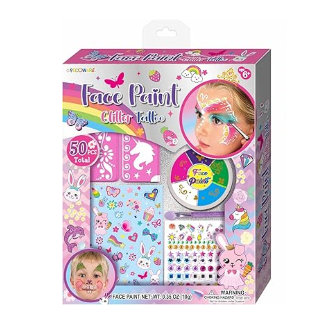 Face Paint Glitter Tattoo