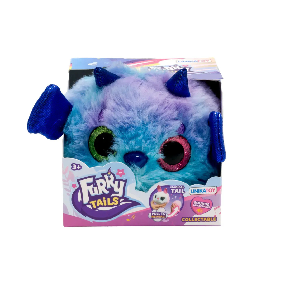Eolo Furry Tail Surprise Dragon Blue